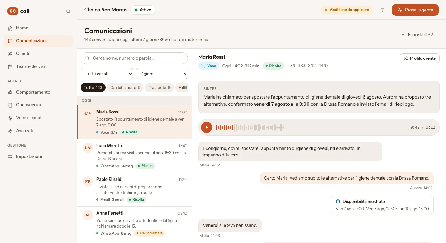Voice & Front Desk canvas: Every conversation, every channel